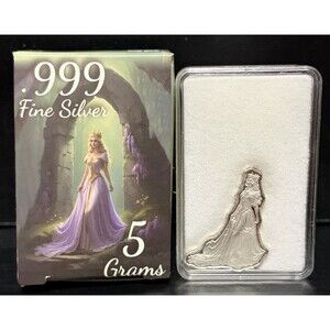 Pan Silver 5g .999 Silver Princess - LTD # 827 / 3000 - Open Box